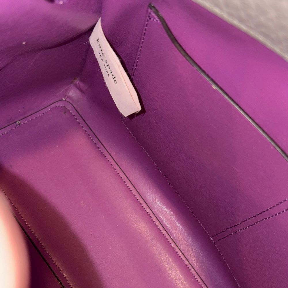 Kate Spade Bag Purse Handbag Crossbody Leather Carter Street Berrin Satchel - Picture 15 of 16